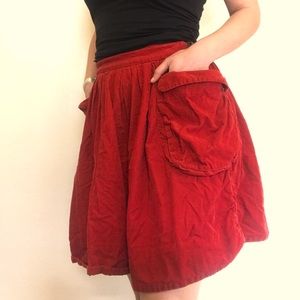 Anthropologie Maeve effortlessly corduroy skirt.